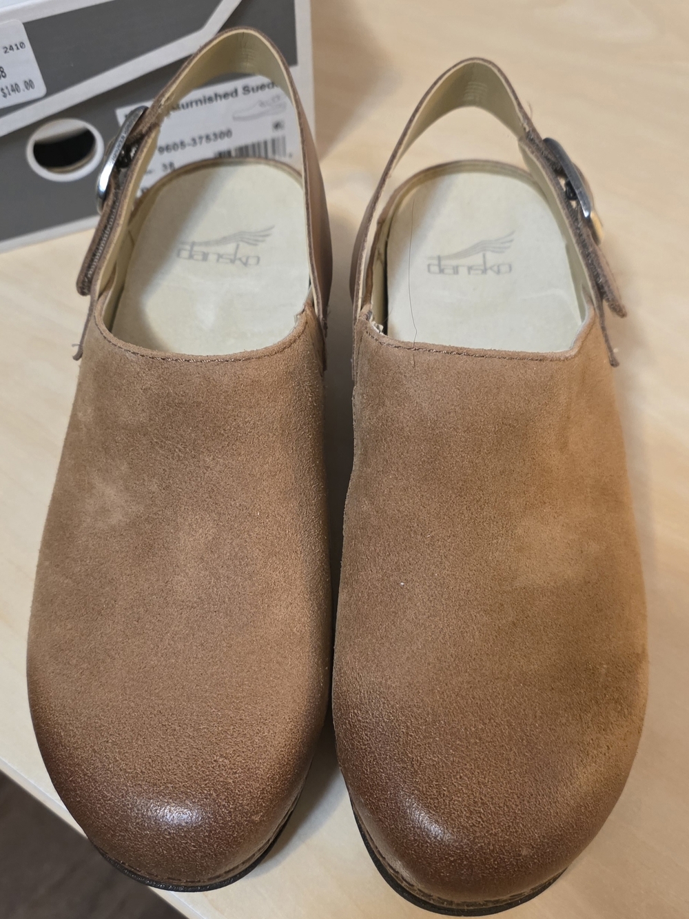 NWT Dansko Merrin Clog In Burnished Tan Suede - Picture 4 of 5